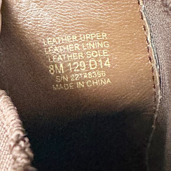 Tory Burch Margaux Brown Distressed Leather Pull on Ankle Boots Women’s Size 8 - Picture 14 of 15